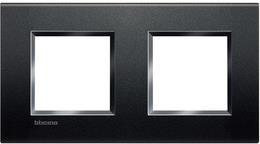 Рамка 2х2 мод. правоъгълна Anthracite LL Bticino