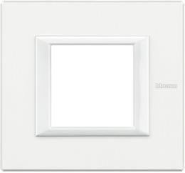 Рамка 2 мод. правоъгълна White monochrom Axolute Bticino