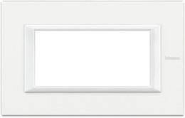 Рамка 4 мод. правоъгълна White monochrom Axolute Bticino