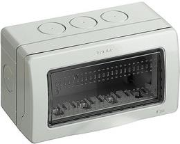 Кутия открит монтаж IP55 4 мод. цвят Сив за LL Bticino