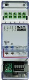Реле-активатор с 2 контакта BUS My Home Bticino