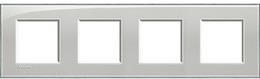 Рамка 4х2 мод. правоъгълна Cold grey LL Bticino 