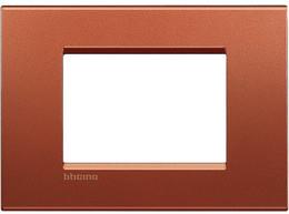 Рамка 3 мод. метална правоъгълна Brick LL Bticino 