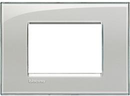 Рамка 3 мод. правоъгълна Cold Grey LL Bticino