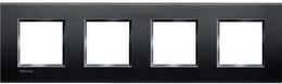 Рамка 4х2 мод. правоъгълна Anthracite LL Bticino