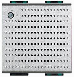 Звънец 12V AC/DC 2 мод. 3 мелодии цвят алуминий LL Bticino