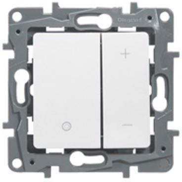 Димер бутонен R=3-400W L=3-400VA LED=3-75W цвят бял Niloe Legrand /до изчерпване/