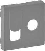 Лицев панел за TV+RJ45 розетка цвят алуминий Valena Life Legrand