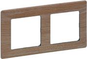 Рамка 2х цвят Светло дърво Valena Life Legrand