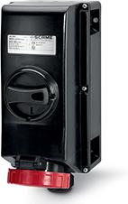 Взривозащитен контакт 3P+N+Е 16A EX II 2GD с мех. блокировка IP66 Scame