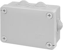 Кутия 150х110х70мм IP55, UV, 10 кабелни мембрани за PG21, затваряне с винт, серия Cubox Scame