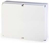 Кутия 450х370х130мм IP56, UV, плътни стени, затваряне с винт, серия Scabox Scame