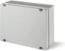 Кутия 380х300х170мм IP56, UV, плътни стени, затваряне с винт, серия Scabox Scame