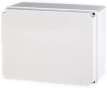 Кутия 300х220х170мм IP56, UV, плътни стени, затваряне с винт, серия Scabox Scame