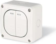 Сериен ключ 10А за открит монтаж IP 66, серия Protecta, Scame