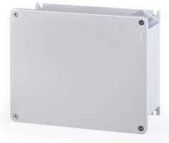 Кутия алуминиева 314х264х122мм IP66, UV,плътни стени, затваряне с винт, серия Alubox Scame