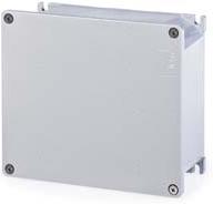 Кутия алуминиева 192х168х80мм IP66, UV,плътни стени, затваряне с винт, серия Alubox Scame