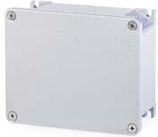Кутия алуминиева 140х115х60мм IP66, UV,плътни стени, затваряне с винт, серия Alubox Scame