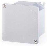 Кутия алуминиева 100х100х59мм IP66, UV,плътни стени, затваряне с винт, серия Alubox Scame