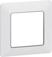 Рамка 1х цвят Бяла с хром Valena Life Legrand