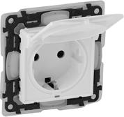 Контакт ШУКО 16A IP44 цвят бял Valena Life Legrand