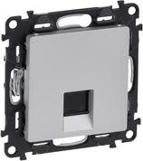Розетка RJ45 cat.5e UTP цвят алуминий Valena Life Legrand