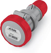 Промишлен подвижен контакт 3P+N+Е 16A IP66/67, 6h серия Optima Scame