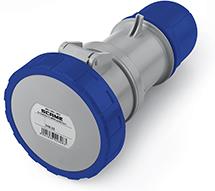 Промишлен подвижен контакт 2P+Е 32A IP66/67, 6h серия Optima Scame