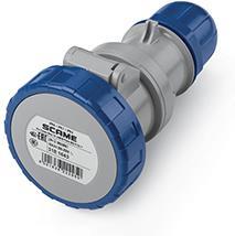 Промишлен подвижен контакт 2P+Е 16A IP66/67, 6h серия Optima Scame