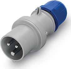 Промишлен щепсел 2P+Е 16A IP54 серия Optima Scame