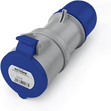 Промишлен подвижен контакт 2P+Е 32A IP54 серия Optima Scame