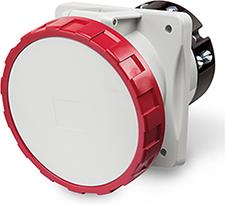 Промишлен контакт 3P+Е 125A 346V IP66 серия Optima панелен монтаж 114х114мм Scame