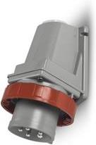 Промишлен щепсел 3P+Е 63A 346-415V IP66/67/69, 6h серия Optima Top за открит монтаж Scame