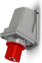 Промишлен щепсел 3P+N+Е 16A 346-415V IP44/54, 6h серия Optima за открит монтаж Scame