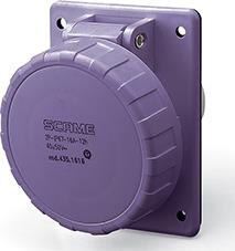 Промишлен панелен контакт 3P 16A 20-25V 70X87мм 50Hz IP67 Scame