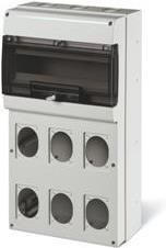 Табло за индустриални контакти и DIN модули IP66, UV, PG и М вход, серия Domino (16 DIN и 6х16A или 32A) Scame