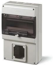 Табло за индустриални контакти и DIN модули IP66, UV, PG и М вход, серия Domino (12 DIN и 1х63A) Scame