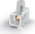 Глуха клема за свързване на кабел 2,5мм2, 24A, прозрачна Scame