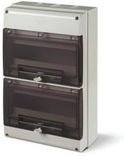 Табло за открит монтаж 2х12 мод. серия Domino IP66 Scame