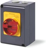 Взривозащитен пакетен прекъсвач алуминиева кутия 4 полюса 32A IP65 зона 21/22 Scame