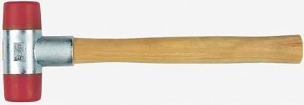 Чук гумен с дървена дръжка 32х95х280мм Wera /до изчерпване/