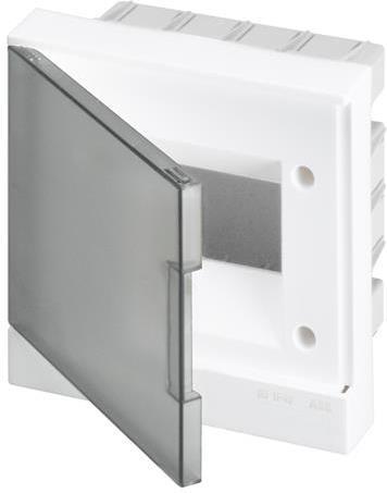 Табло за скрит монтаж 6мод. Basic E с прозрачна врата и Н и РЕ клеми ABB /до изчерпване/