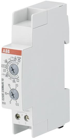 Стълбищен автомат E232E-230-MULTI10, 10x 0.5m-20m, 1c/o 16A, 230Vac 1 модул ABB