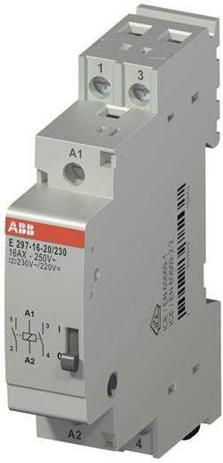 Импулсно реле E297 16A 2NO 230Vac 1 мод. ABB