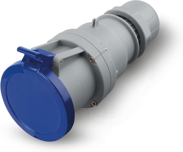 Промишлен подвижен контакт 2P+Е 63A IP54 серия Optima Scame