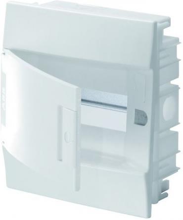 Табло за скрит монтаж  8мод. Mistral41F с бяла НЕ прозрачна врата и Н и РЕ клеми ABB