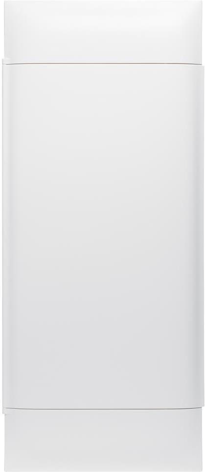 Табло за СКРИТ монтаж 3х12 мод. Practibox S с бяла плътна врата и Н и РЕ клеми Legrand