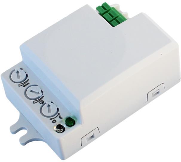 Датчик за движение MW, за монтаж над окачен таван, 360°, обхват 8m @ h=1.1m, IP20, цвят Бял Commel