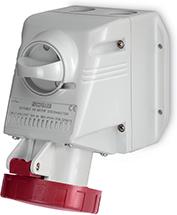 Промишлен контакт с ключ 0/I 3P+Е 16A IP66 серия Optima модел Combi Scame