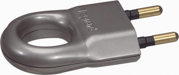 Щепсел алуминий 2P 6A 250V Legrand